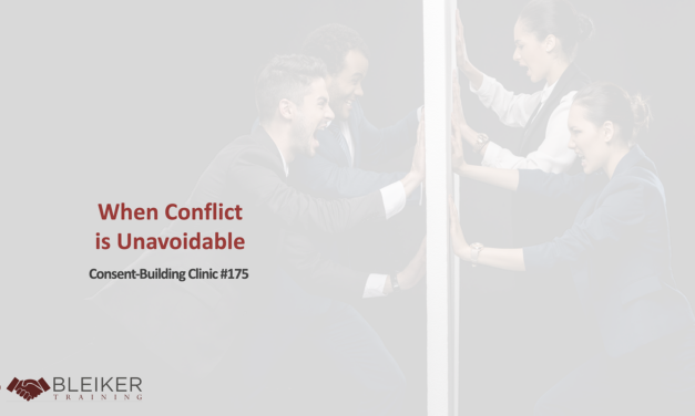 Clinic #175: When Conflict is Unavoidable